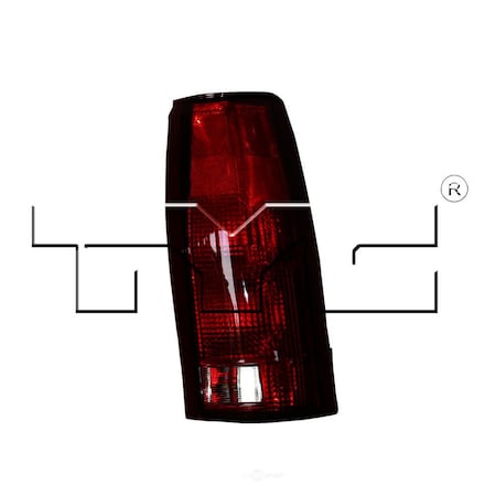 Tyc Tail Light Assembly, Regular, No Tyc 11-1913-00 Tyc 11-1913-00